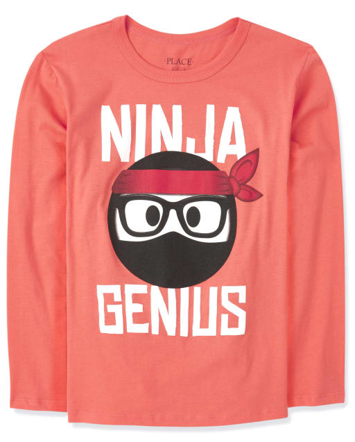 Camiseta con gráfico Ninja para niños
