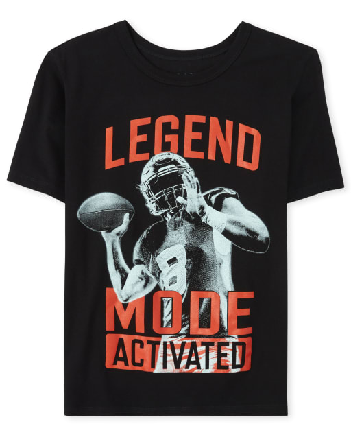 Boys Football Graphic Tee