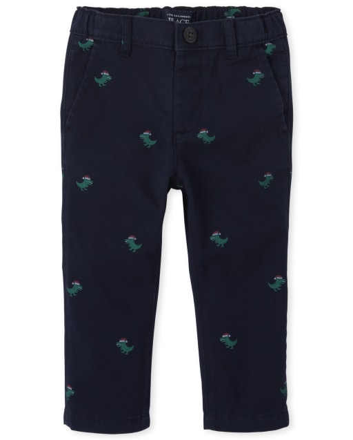 Pantalones chinos Merry Rex-Mas para niños pequeños y niños