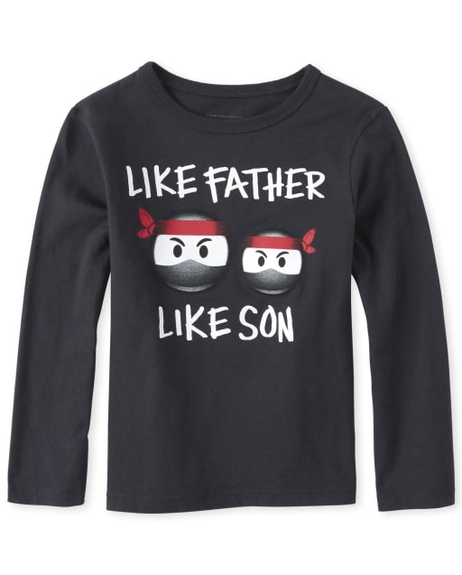 Baby And Toddler Boys Ninja Dad Graphic Tee