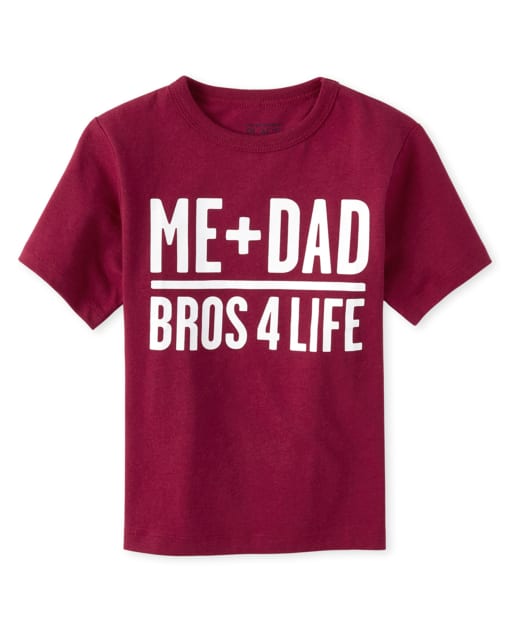 Baby And Toddler Boys Dad Bros Graphic Tee