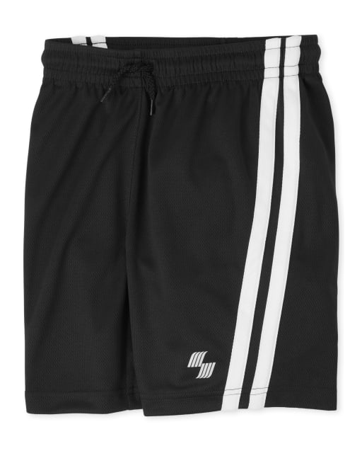 Boys Place Sport Side Stripe Knit Performance Basketball Shorts