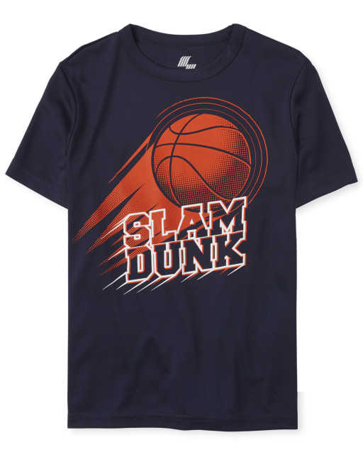 Boys Mix And Match Short Sleeve Sports Graphic Performance Top