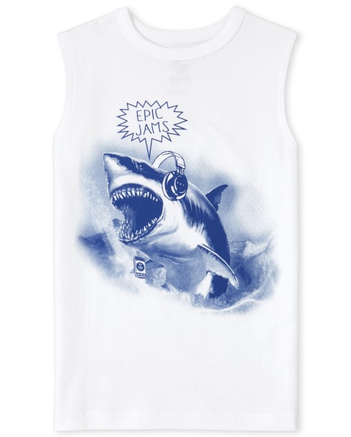 Débardeur musclé graphique Mix And Match pour garçon