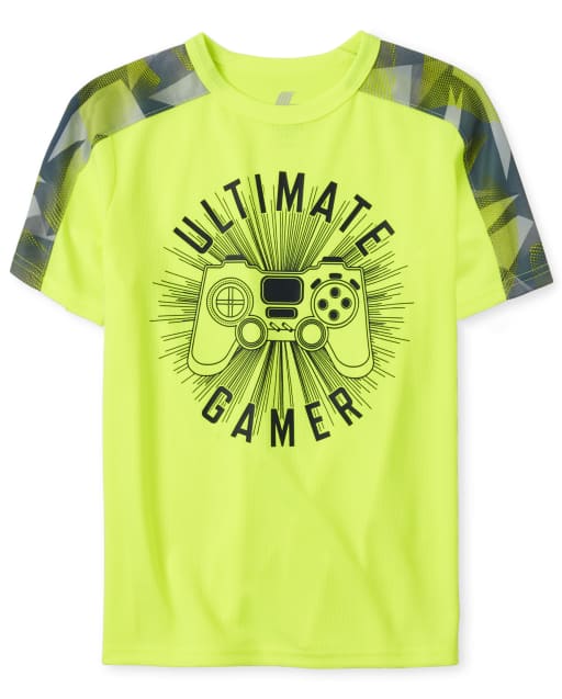 Boys Mix And Match Mesh Performance Top
