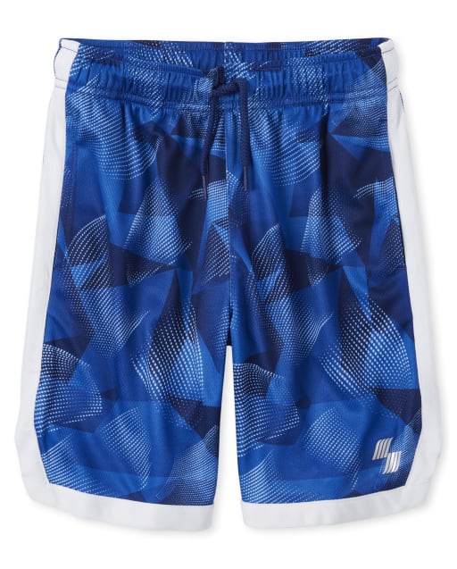 Shorts de baloncesto de alto rendimiento con estampado Mix And Match para niños