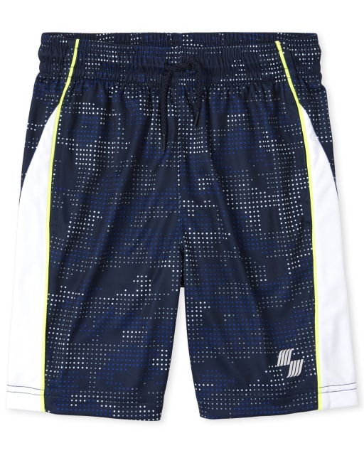Shorts de baloncesto de alto rendimiento con rayas laterales Mix And Match para niños