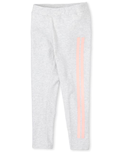 Leggings con rayas laterales activas para niñas