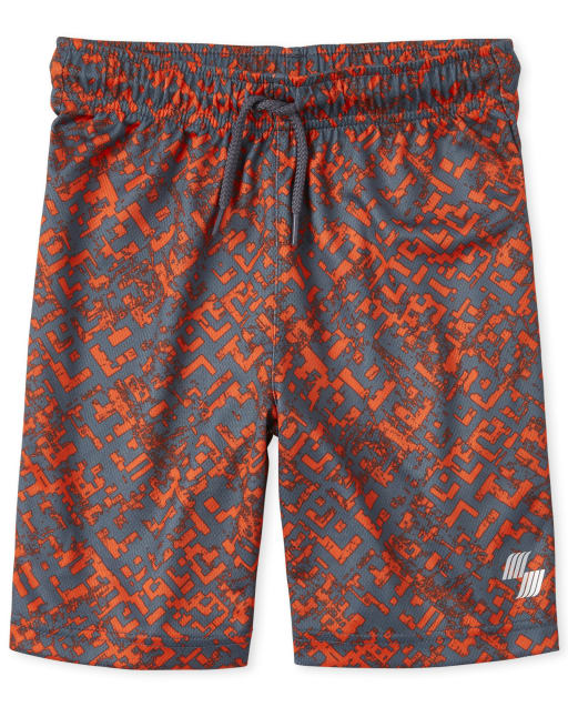Boys Mix And Match Print Performance Basketball Shorts