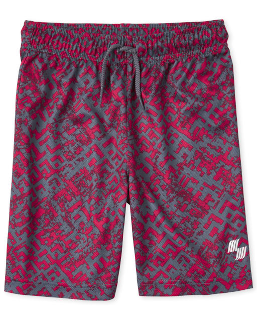Shorts de baloncesto de alto rendimiento con estampado Mix And Match para niños