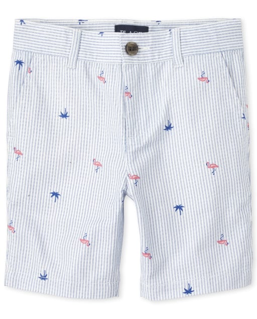 Boys Flamingo Chino Shorts