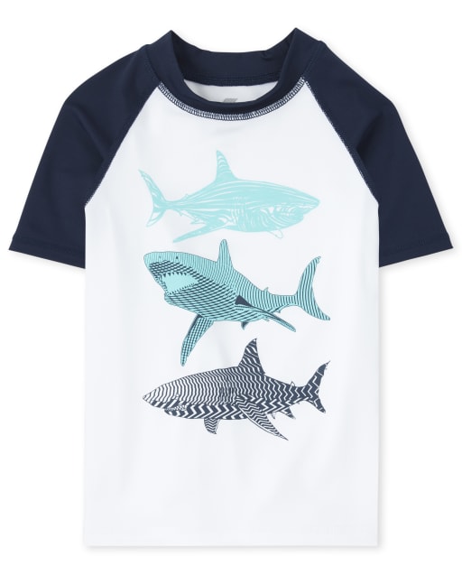 Rashguard de tiburón para niños