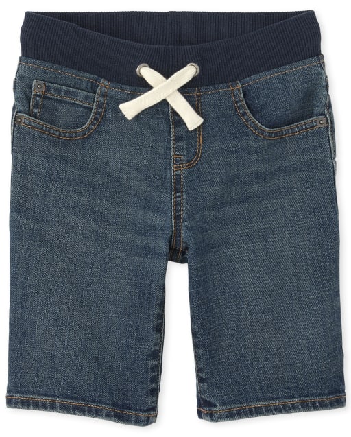 Boys Denim Pull On Shorts