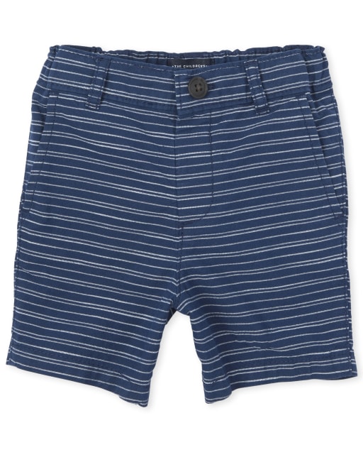 Baby And Toddler Boys Striped Chino Shorts