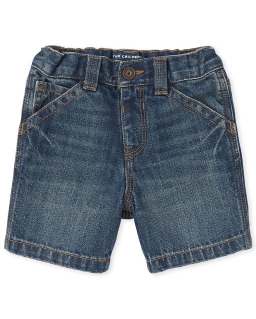 Short utilitaire en jean pour bébés et tout-petits garçons