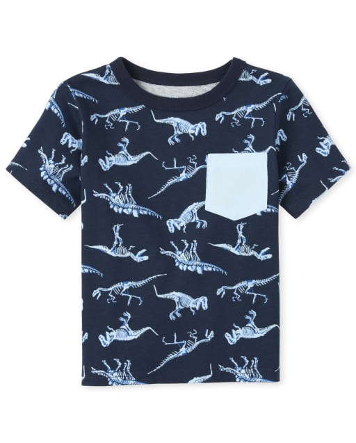 Baby And Toddler Boys Mix And Match Print Pocket Top
