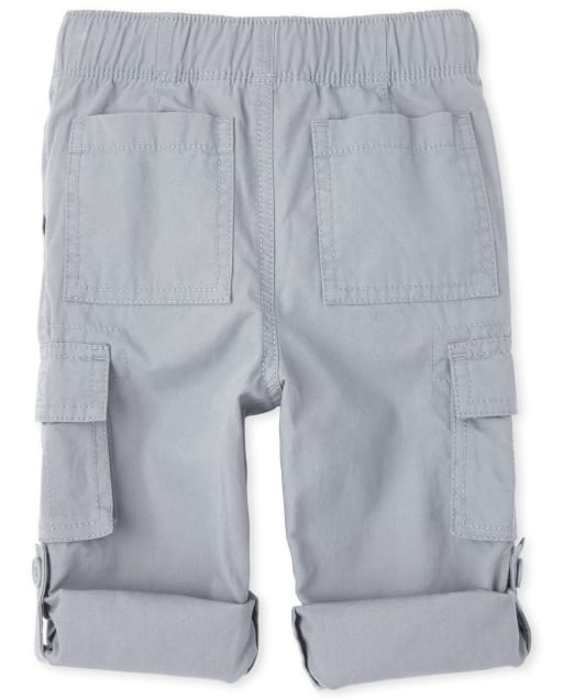 rolled up cargo pants
