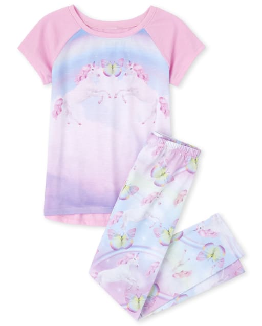 Pijama Niña Mariposa Unicornio