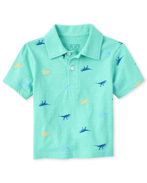 The Childrens Place Boys Toddler Print Jersey Polo
