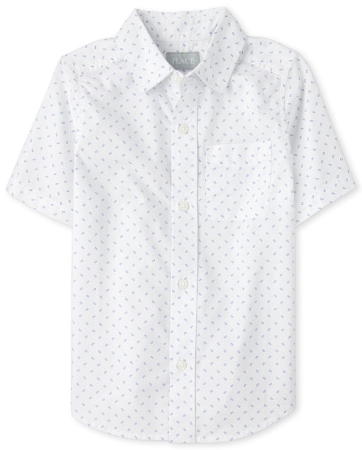 Camisa con botones a juego de popelina con estampado papá y yo para niños