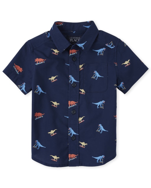 baby polo button down shirt
