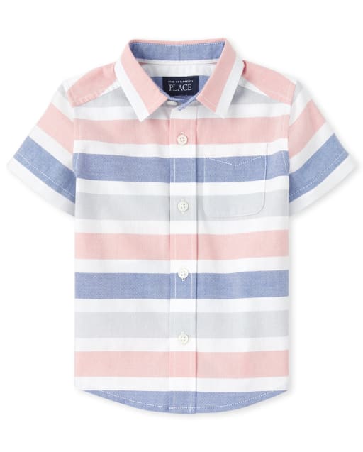 baby polo button down shirt
