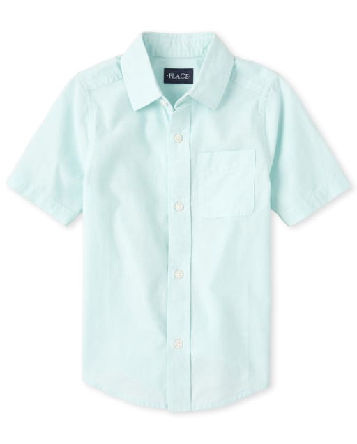 Camisa de popelina con botones para niños