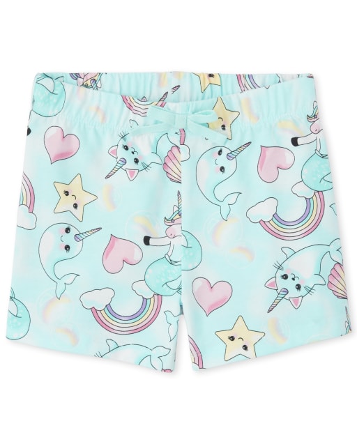 Girls Mix And Match Print Shorts