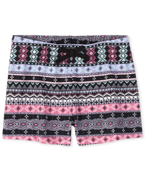 Girls Mix And Match Print Shorts