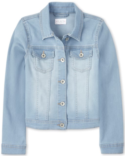 Chaqueta de mezclilla para niñas
