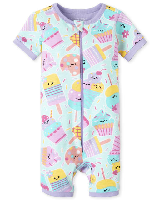 short sleeve one piece pajamas baby