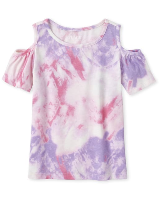 Haut à épaules dénudées imprimé Mix and Match pour fille