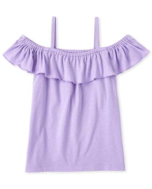 Top con hombros descubiertos y volante Mix And Match para niñas