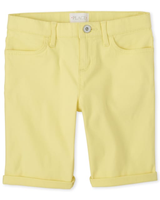 Girls Roll Cuff Skimmer Shorts