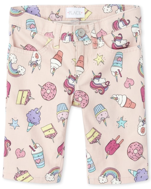 unicorn shorts for girls