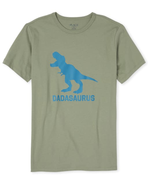 Camiseta con estampado Family Dino a juego para hombre