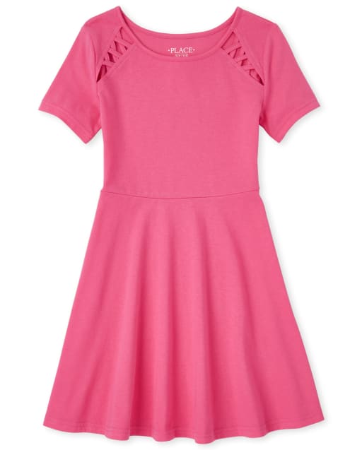 cut out skater dress