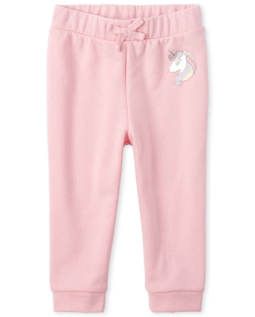 Pantalon de jogging en molleton scintillant pour bébé et toute-petite fille