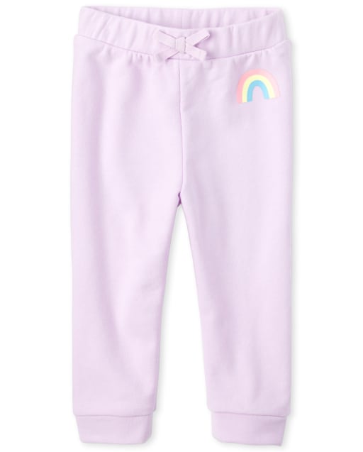 Pantalon de jogging en molleton scintillant pour bébé et toute-petite fille
