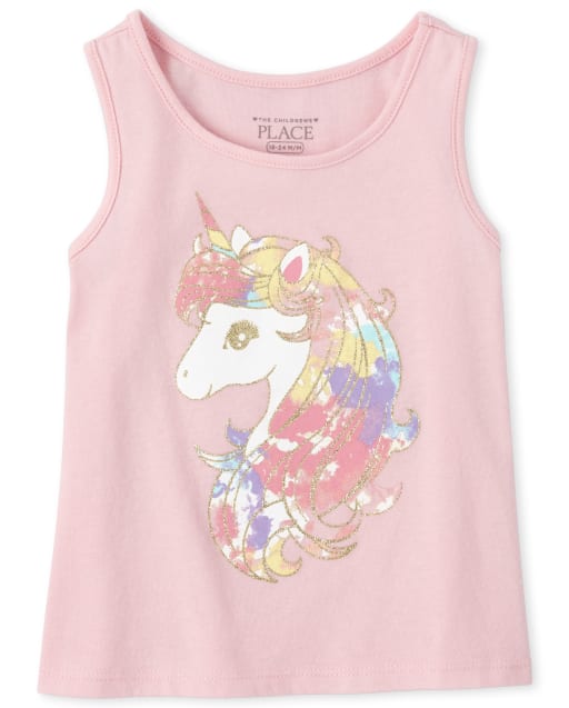Baby And Toddler Girls Mix And Match Glitter Tank Top