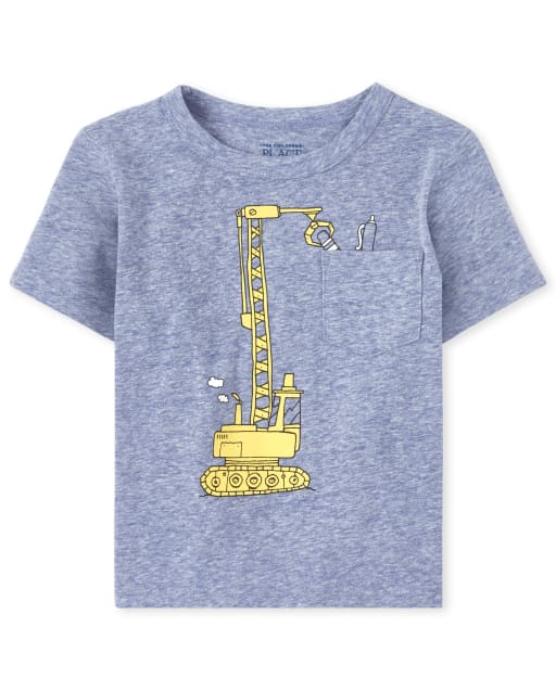 Baby And Toddler Boys Truck Pocket Top