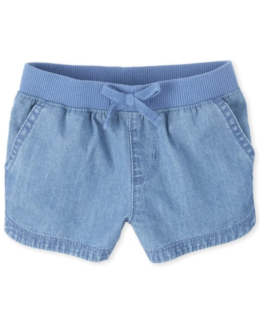 pull on jean shorts