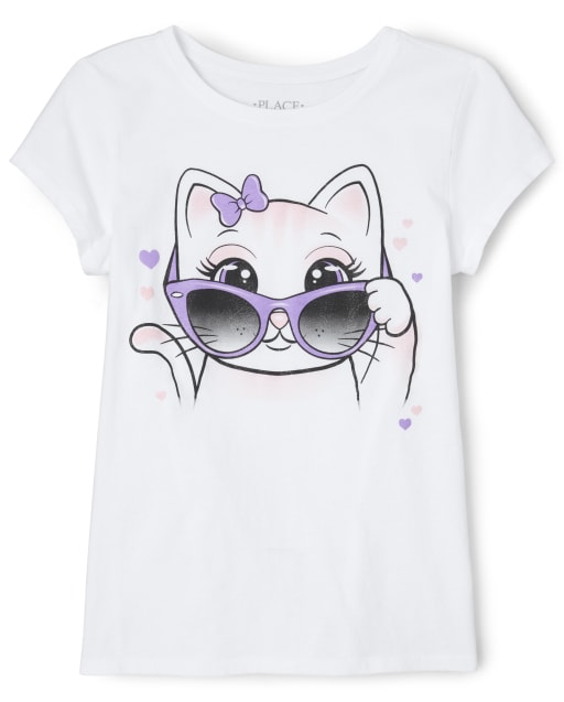 girls cat shirt