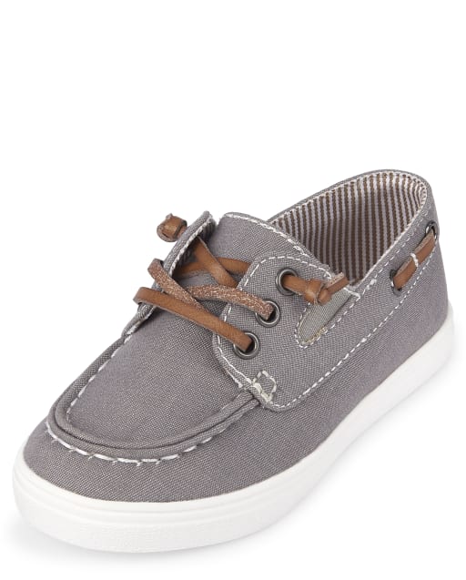 Toddler Boys Chambray Boat Shoes