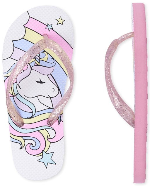 girls unicorn sandals