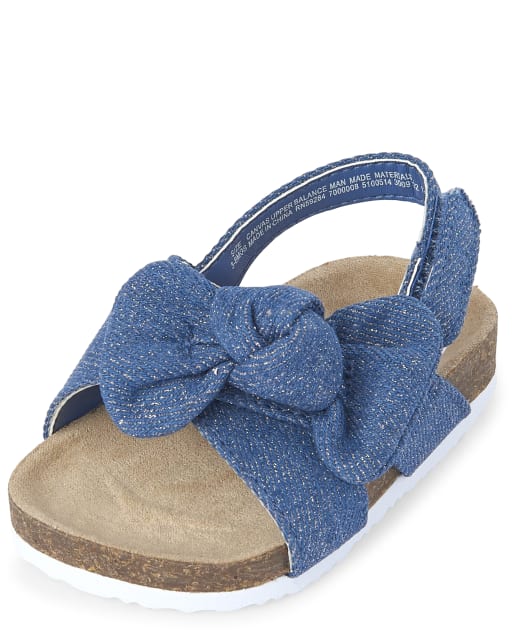 denim shoes for baby girl
