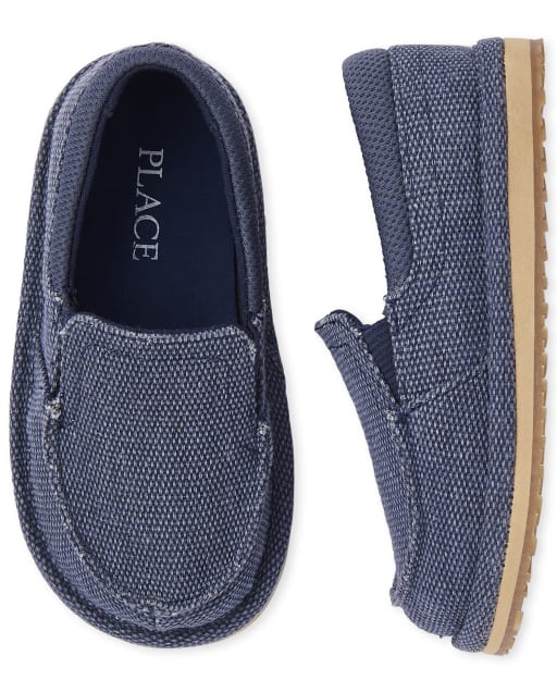 boys slip on loafers