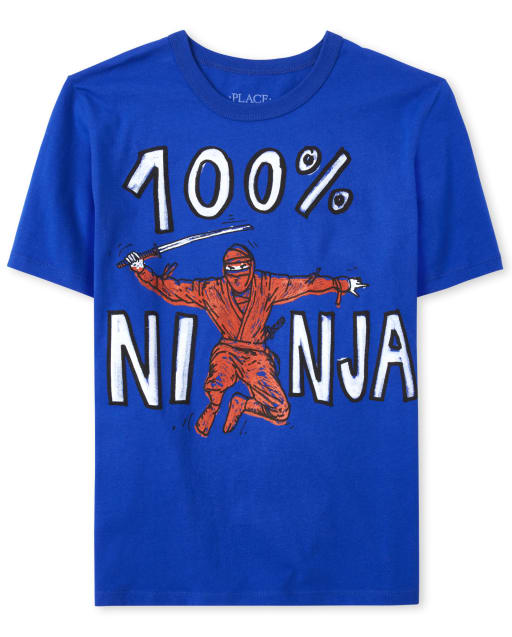 Camiseta con gráfico Ninja para niños
