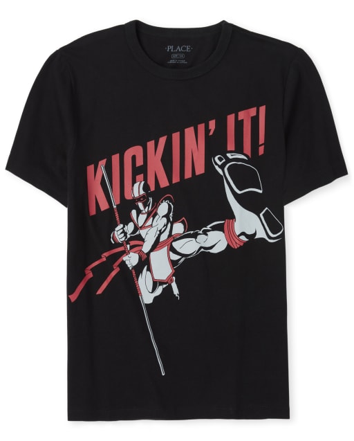 Camiseta con gráfico Ninja para niños