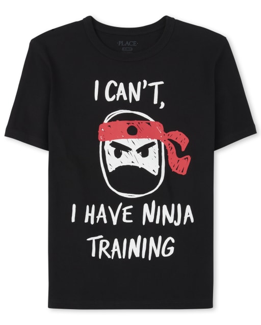 Camiseta con gráfico Ninja para niños